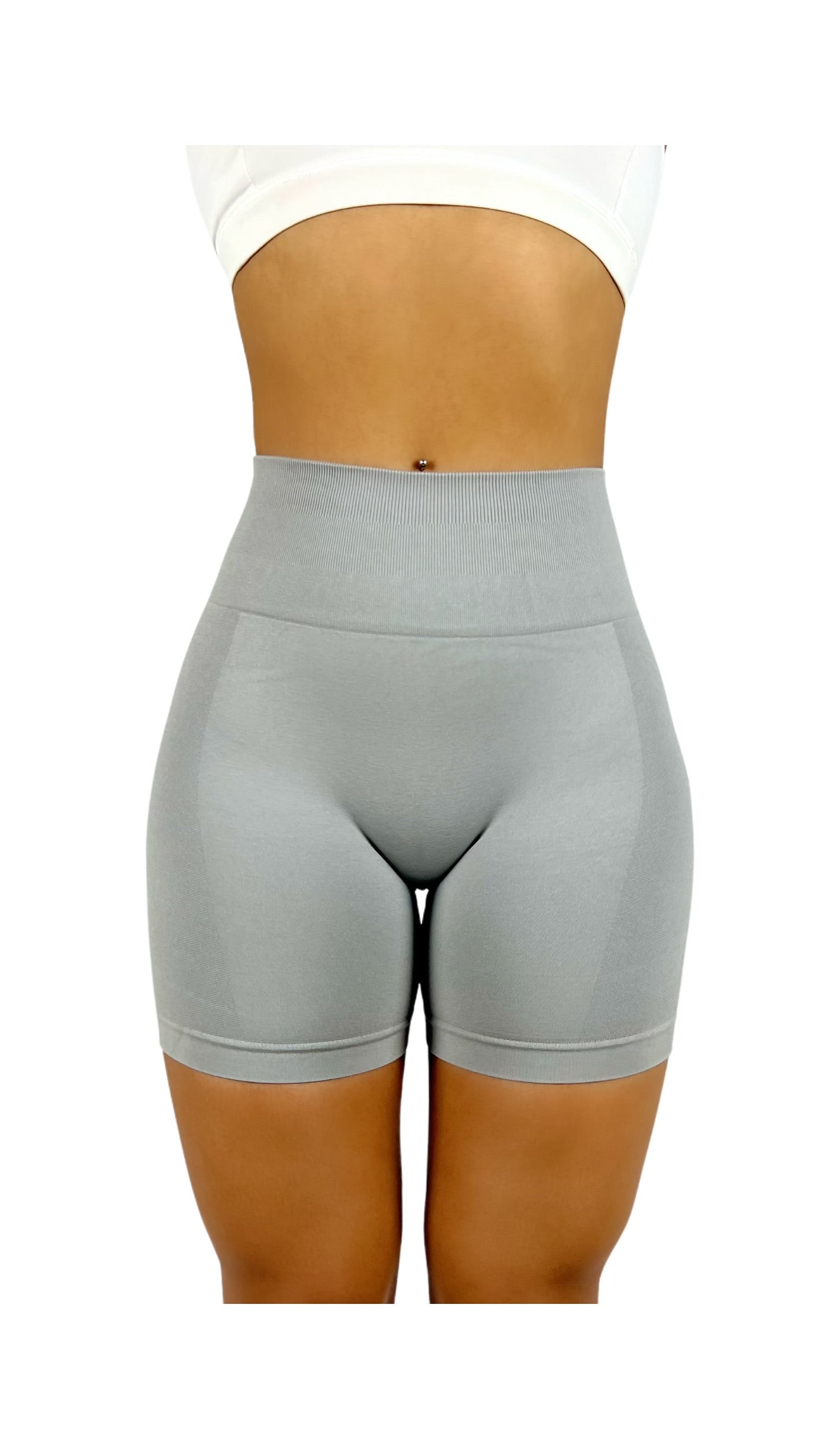 MEDIUM GRAY SCULPTING SHORTS