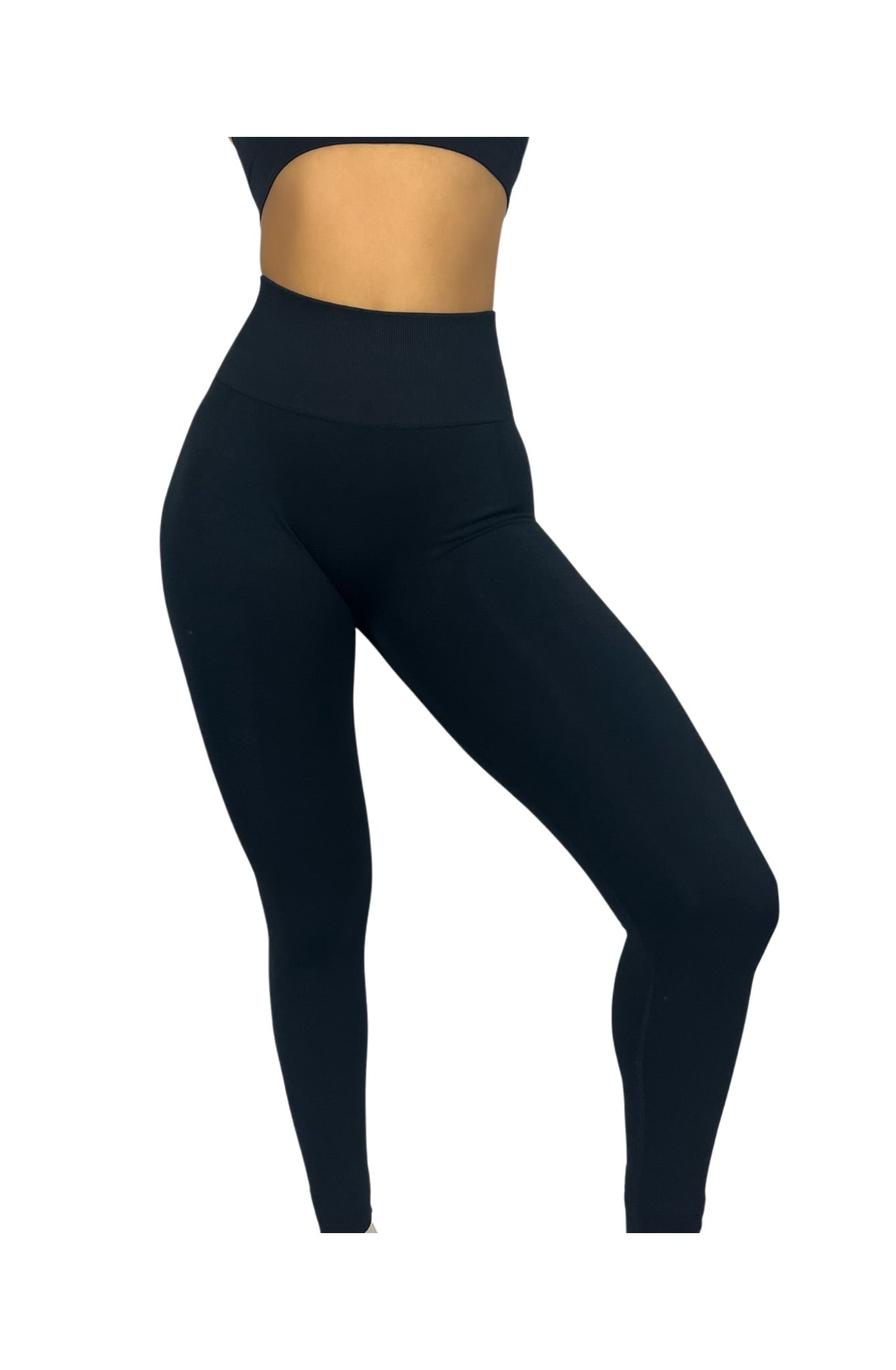 BLACK SCULPTING LEGGINGS